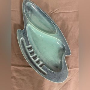 Vintage turquoise Royal Haeger Ashtray 119